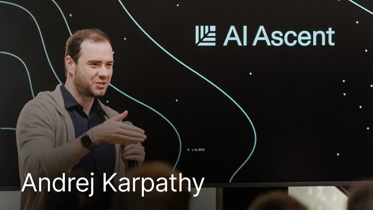 Andrej Karpathy intervjues av Stephanie Zhan på Sequoia Capitals AI Ascent 2026