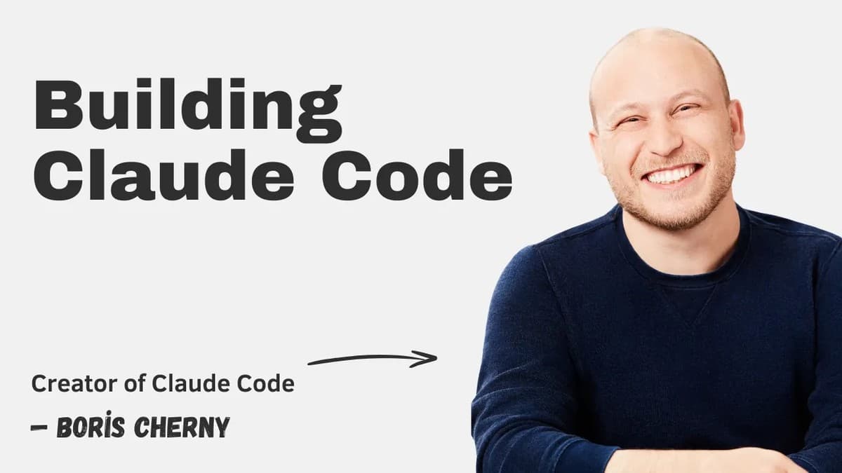 Boris Cherny forteller om hvordan han bygger Claude Code på The Pragmatic Engineer-podkasten