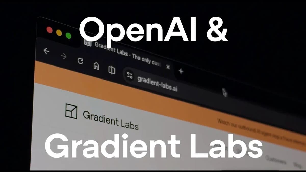 OpenAI sin founder spotlight om Gradient Labs