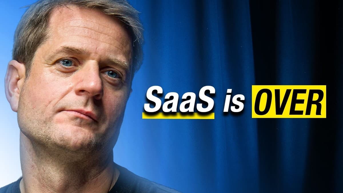 Sebastian Siemiatkowski i 20VC-podcasten, med tekstoverlegget «because...»